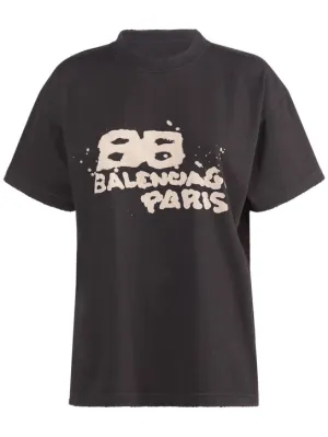 Balenciaga   Medium fit cotton t-shirt 