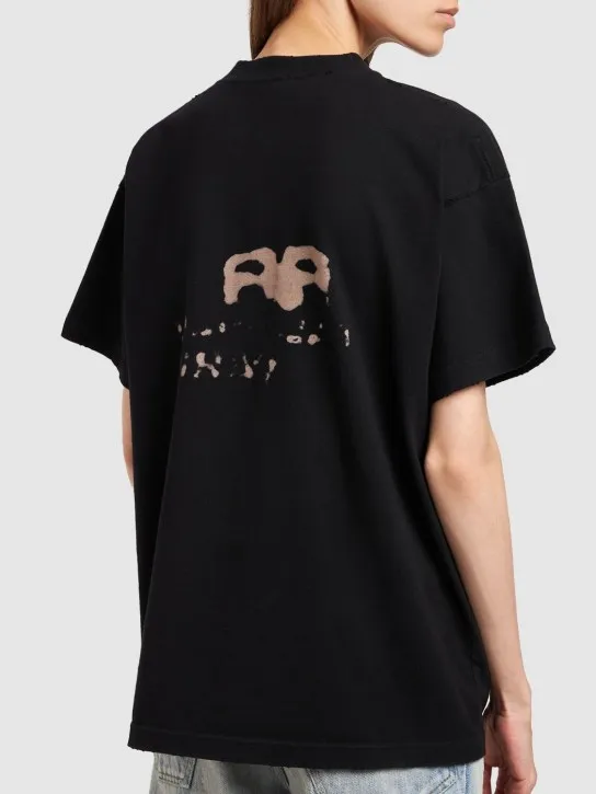 Balenciaga   Medium fit cotton t-shirt 