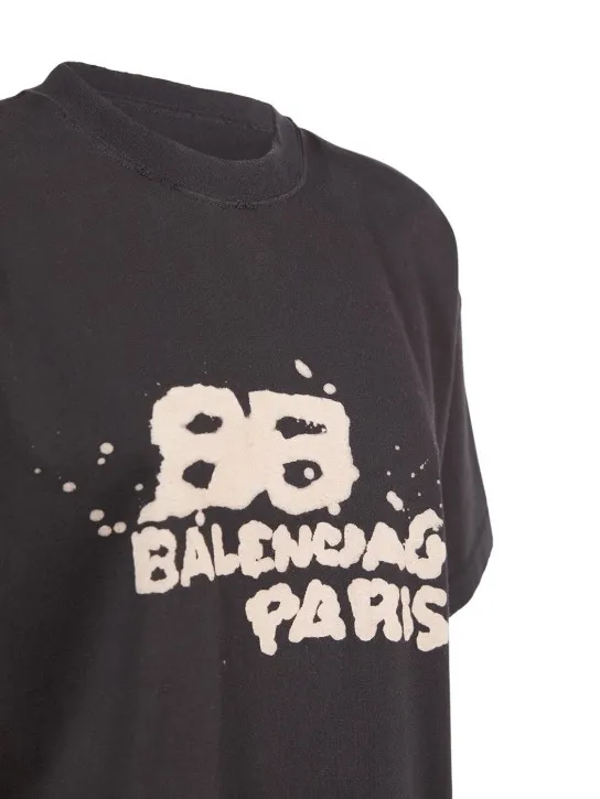 Balenciaga   Medium fit cotton t-shirt 