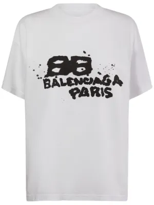 Balenciaga   Medium fit cotton t-shirt 