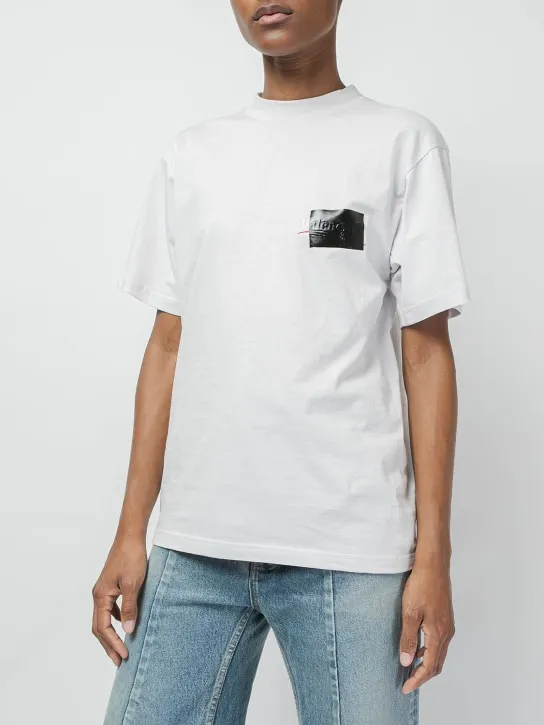Balenciaga   Tubular cotton t-shirt 