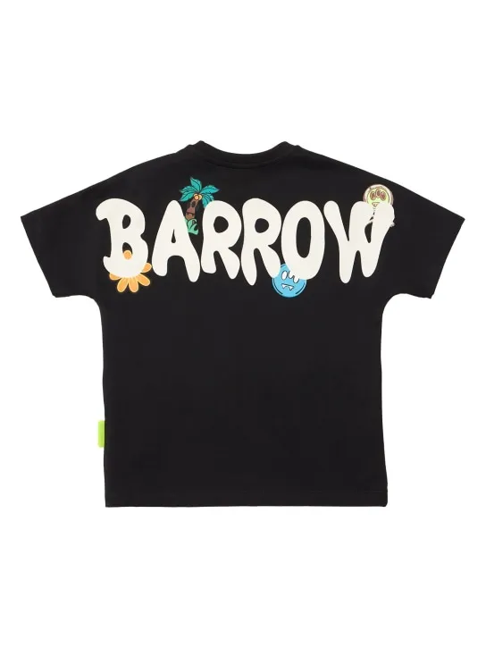 Barrow   Printed cotton jersey t-shirt 