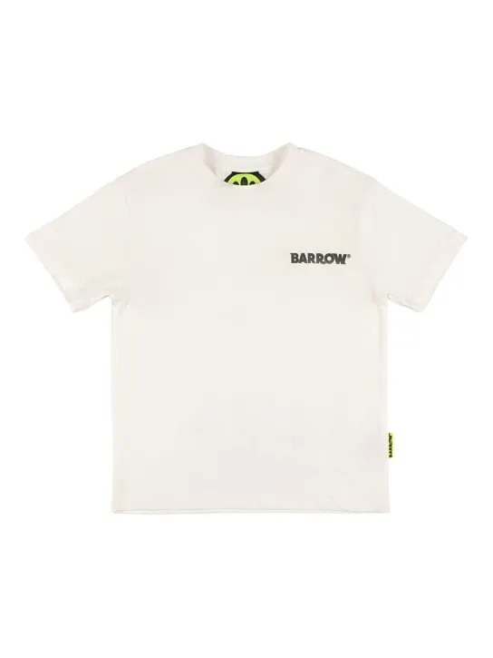 Barrow   Printed cotton jersey t-shirt 