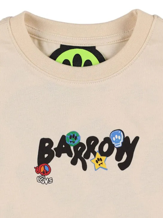Barrow   Printed cotton jersey t-shirt 