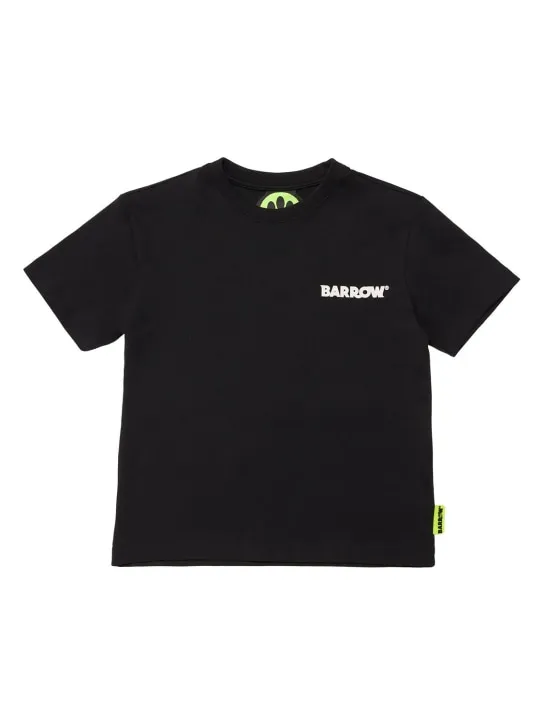 Barrow   Printed cotton jersey t-shirt 