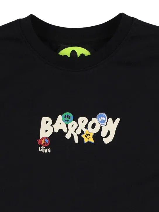 Barrow   Printed cotton jersey t-shirt 