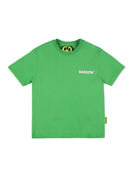 Barrow   Printed cotton jersey t-shirt 