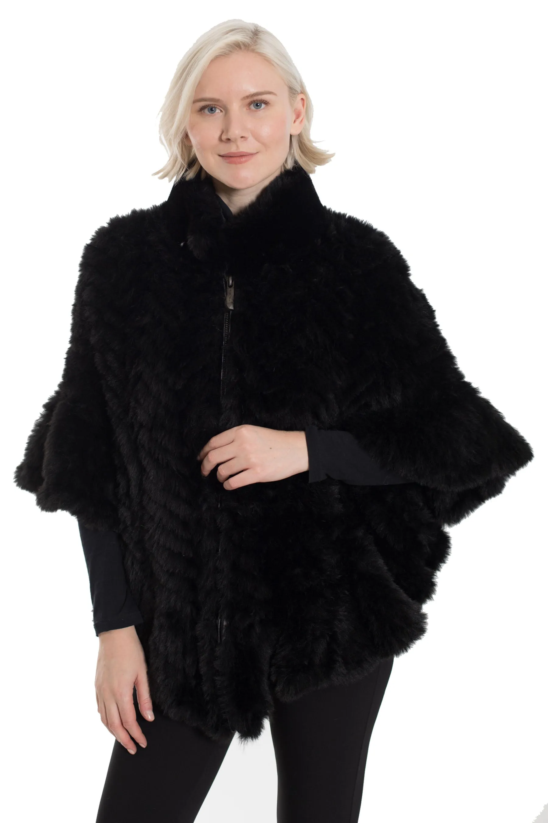 BELLEVUE - Herribone Cape with Zipper