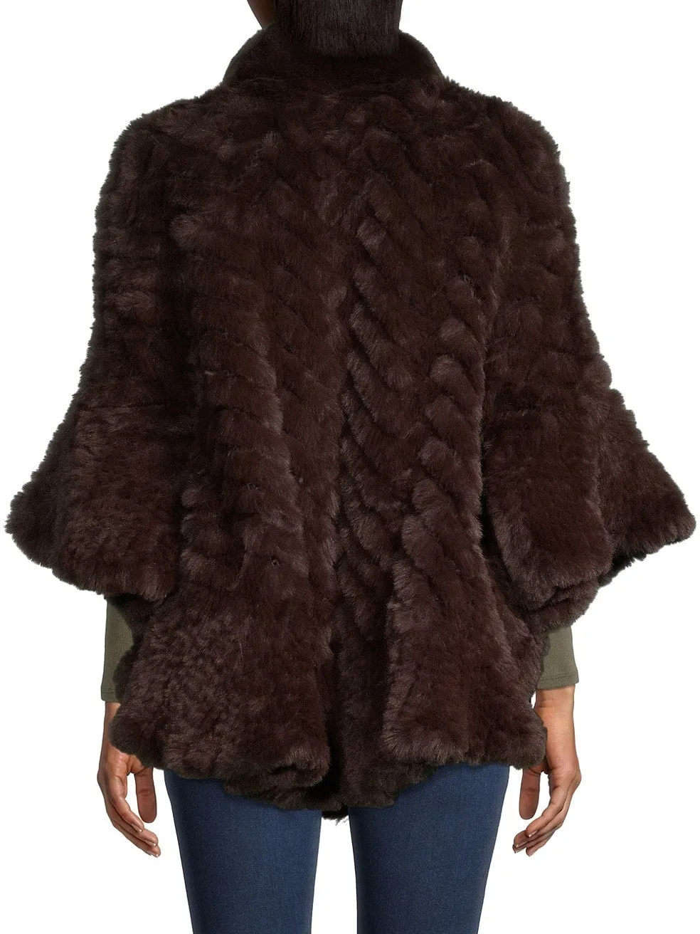 BELLEVUE - Herribone Cape with Zipper