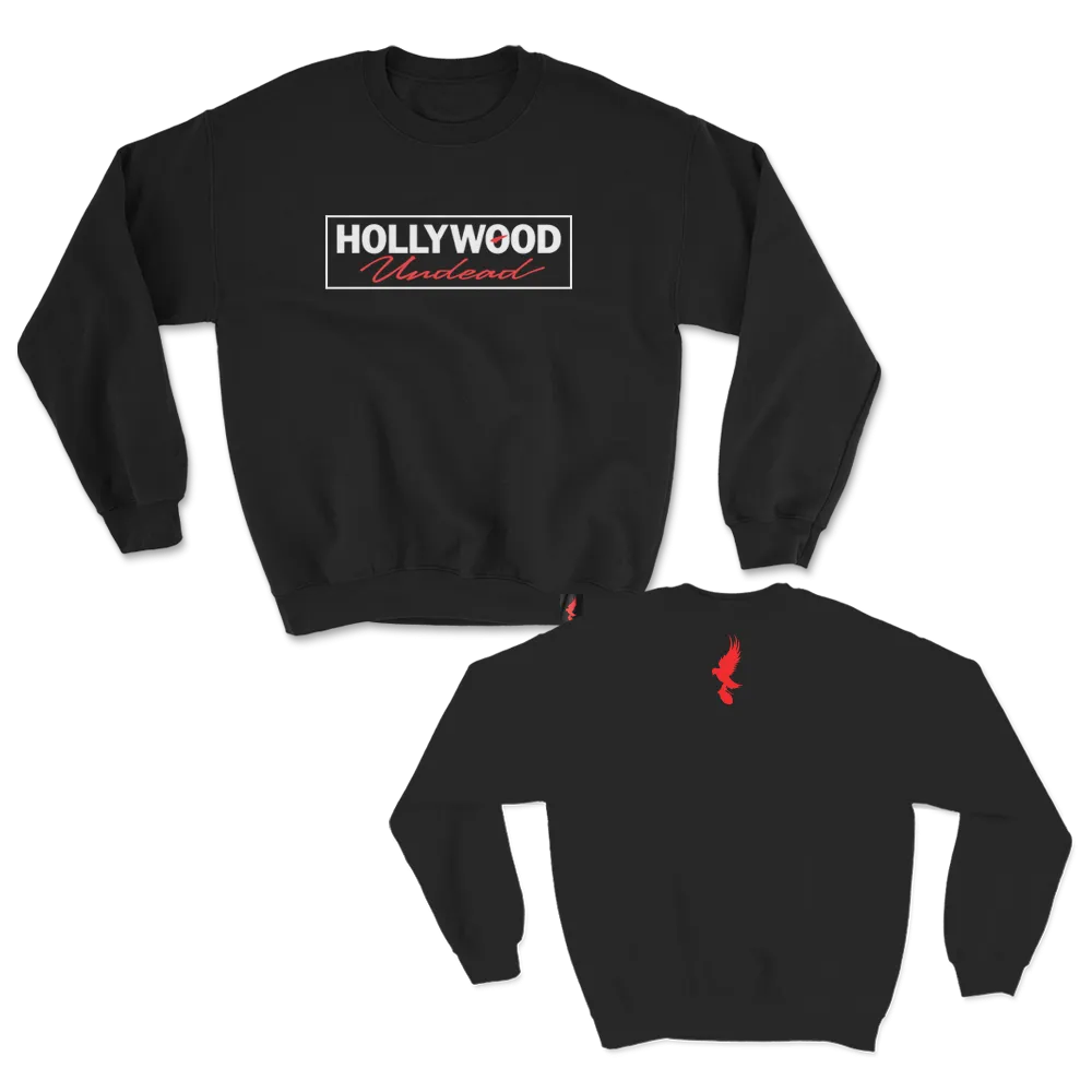 Big Box Logo Crewneck Sweatshirt (Black)