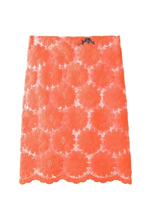 Big Daisy Pencil Skirt
