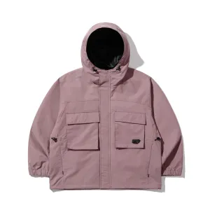 BIG POCKET HOODED JACKET INDY PINK
