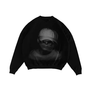 Black Blur Crewneck