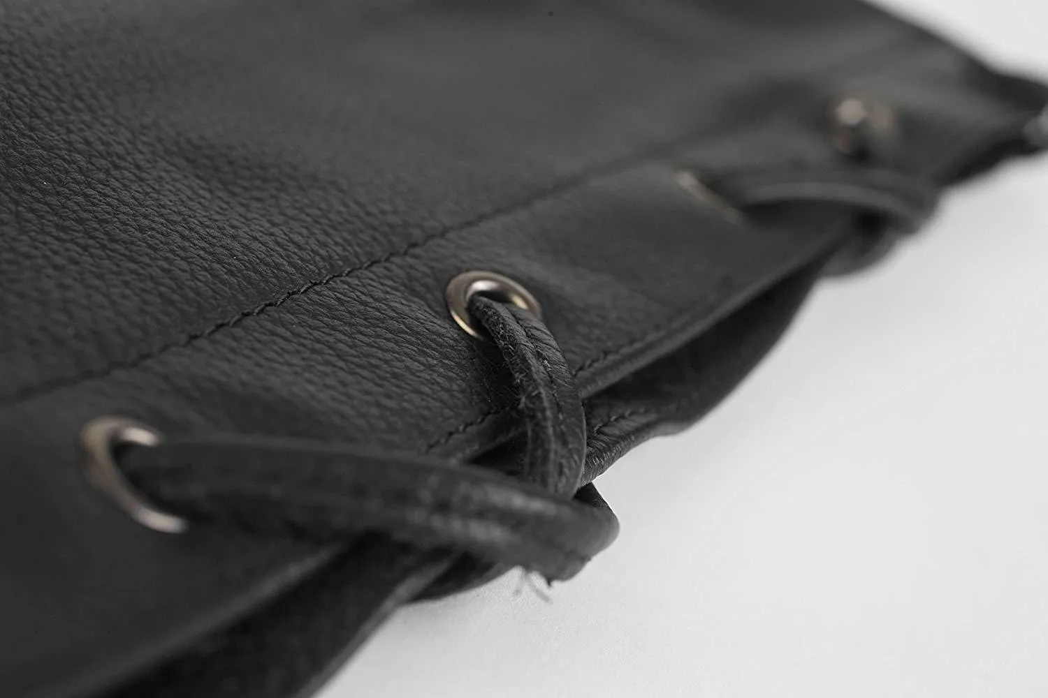 Black Brand Axe Men's Leather Vest