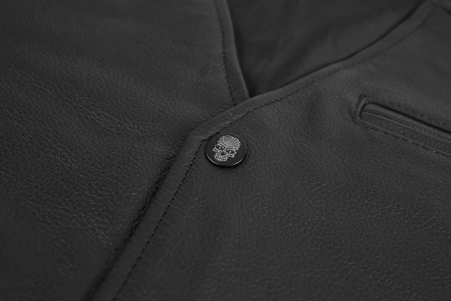 Black Brand Axe Men's Leather Vest