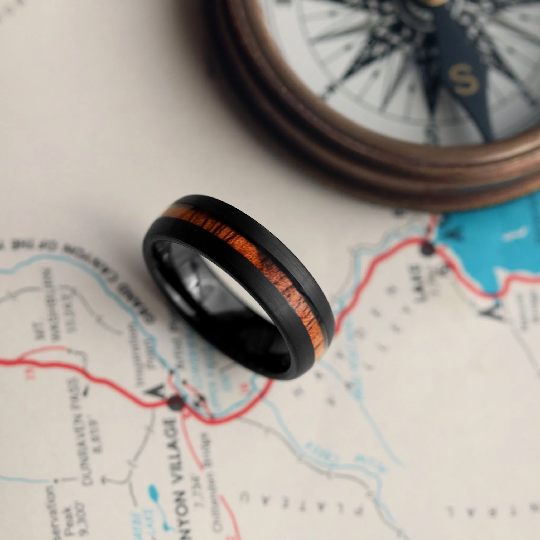 Black Forest Woodland Wedding Ring