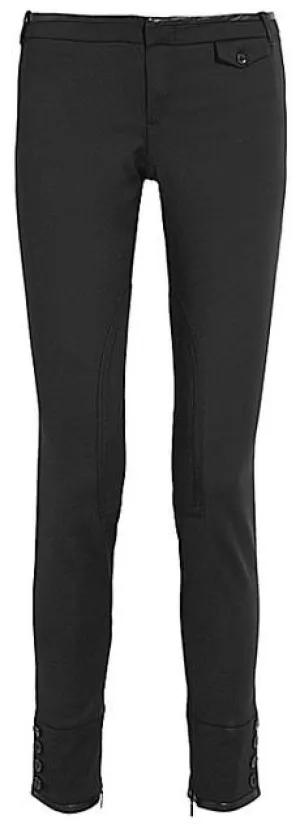 Black Skinny Riding Pants
