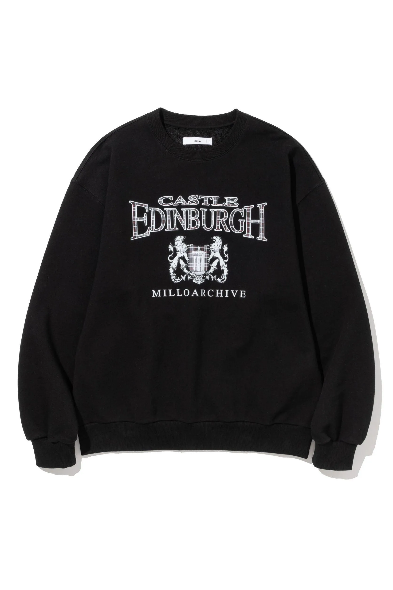Black Vintage Castle Crewneck