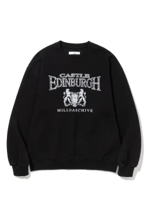 Black Vintage Castle Crewneck Black Vintage Castle Crewneck