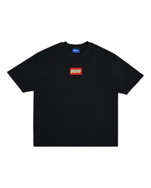 BOJIO TEE (BLACK/LIGHT BLUE)