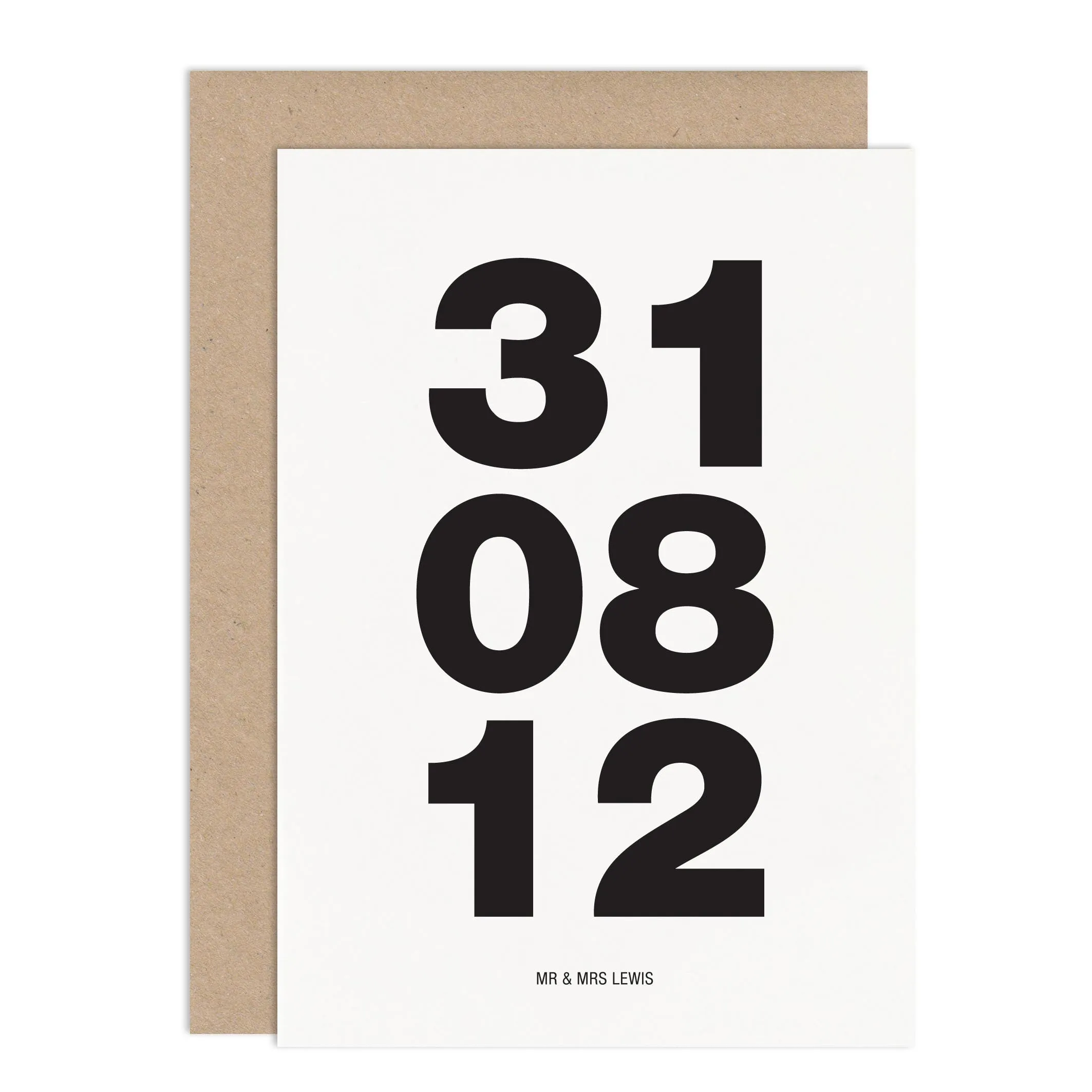 Bold Dates Card