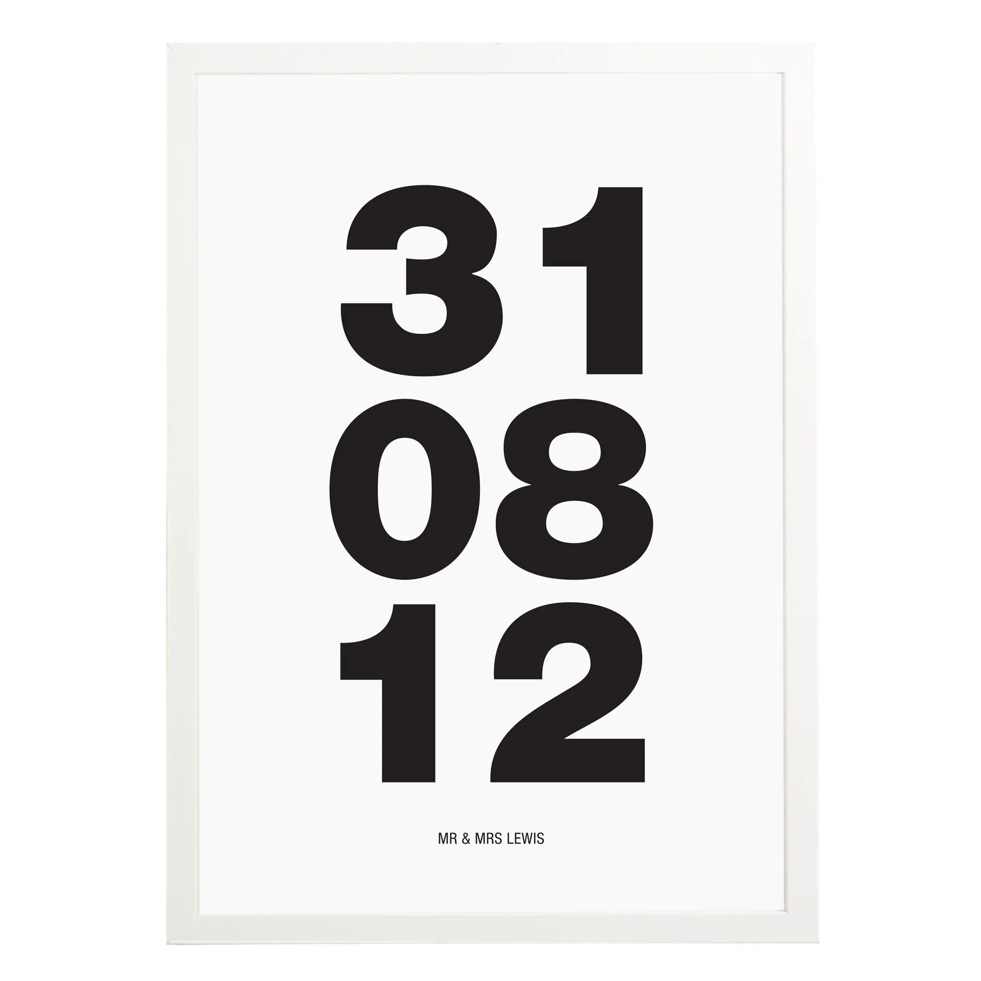 Bold Dates Print