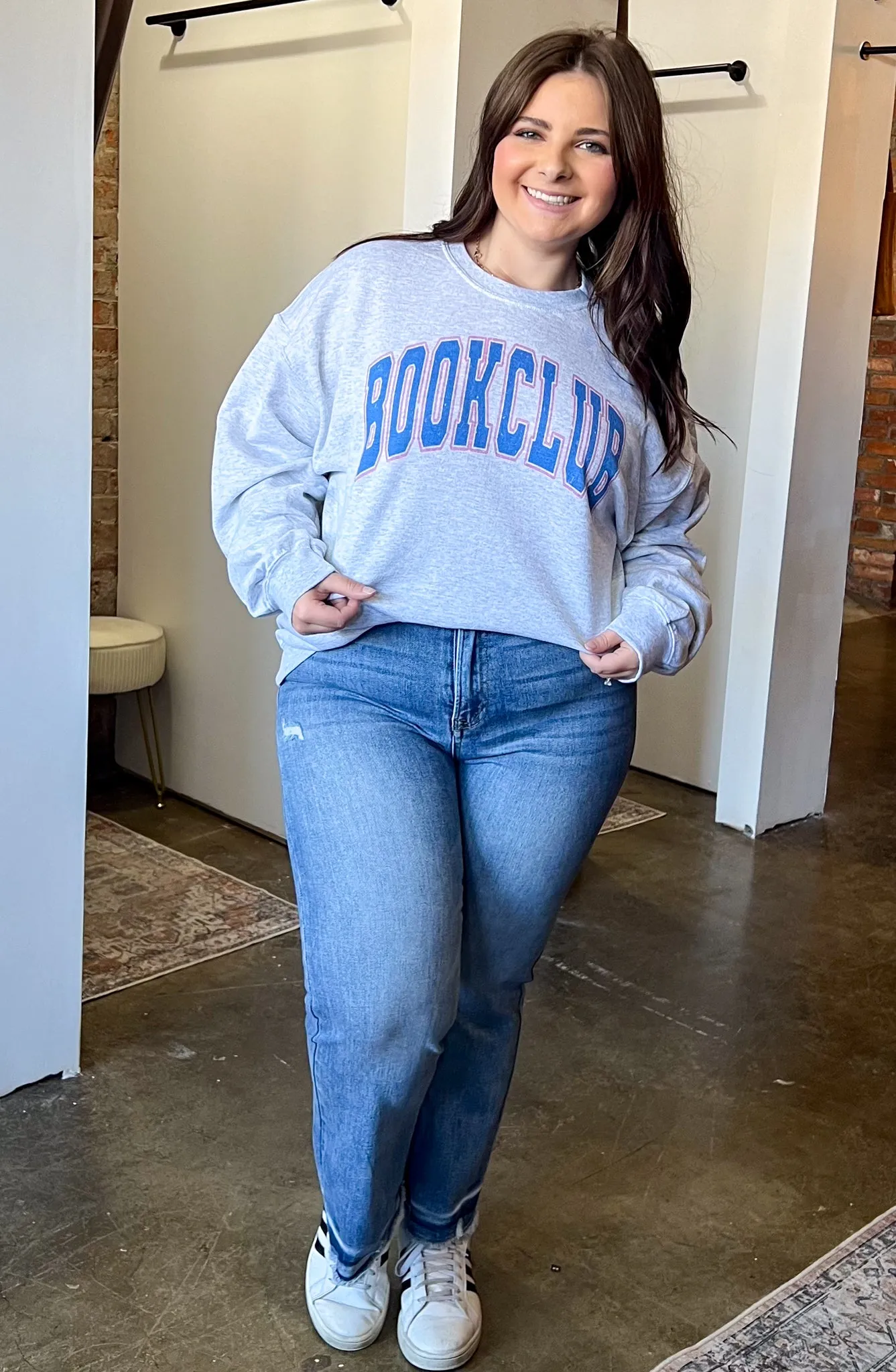 Bookclub Oversized Graphic Sweatshirt