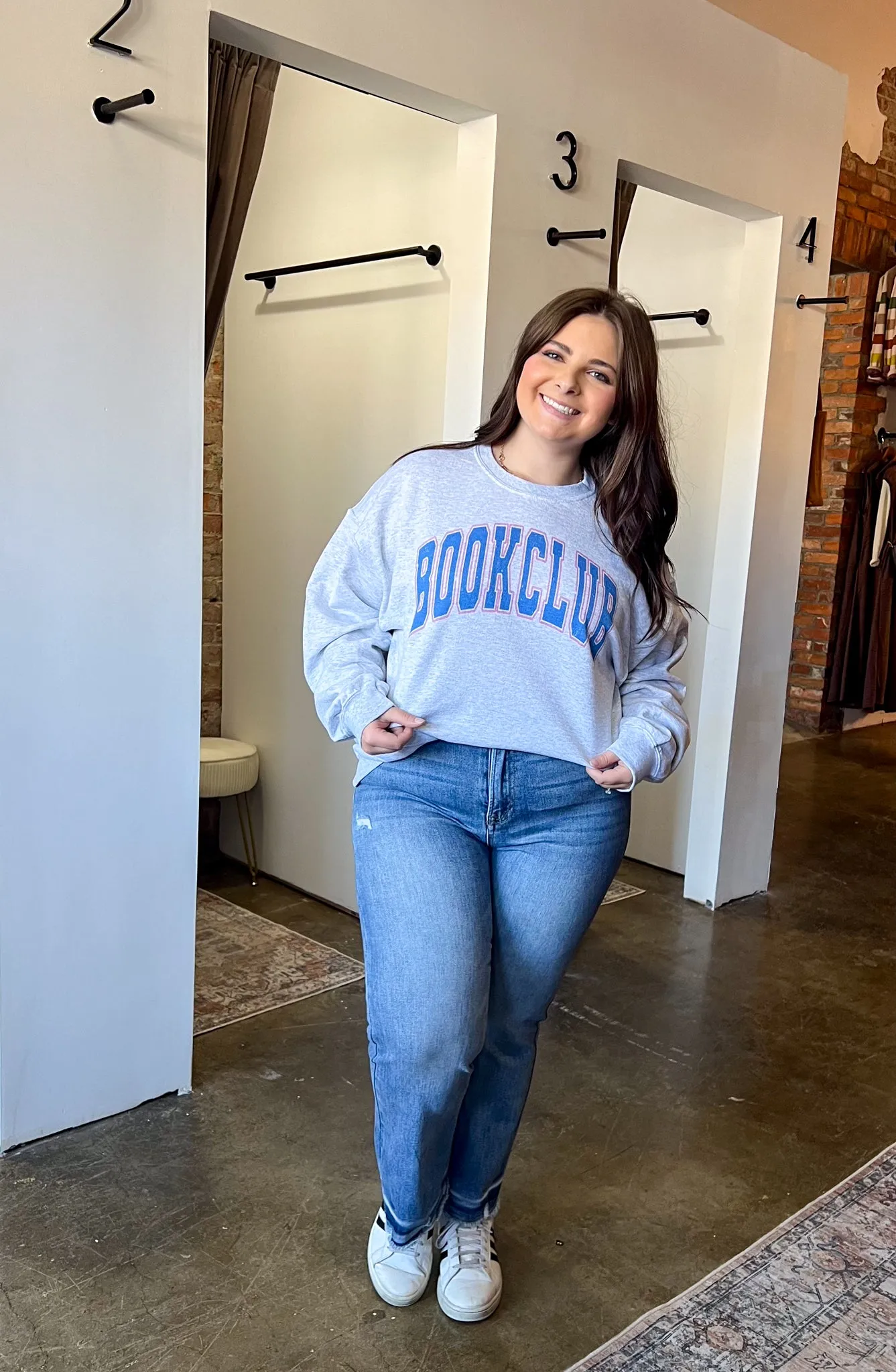 Bookclub Oversized Graphic Sweatshirt