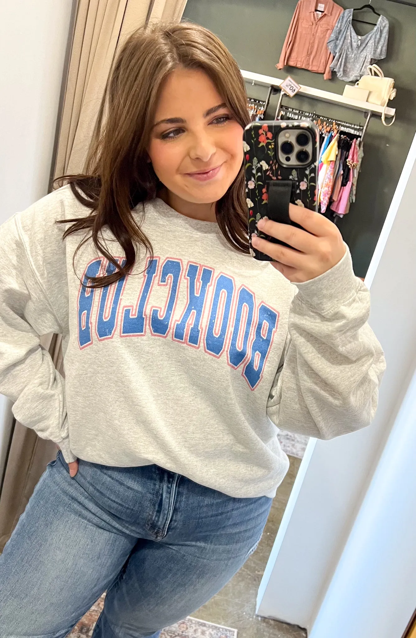 Bookclub Oversized Graphic Sweatshirt