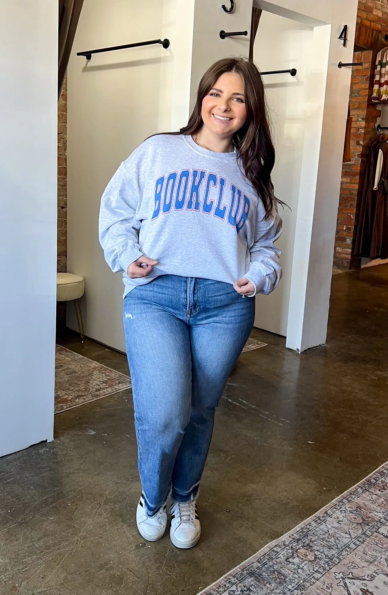 Bookclub Oversized Graphic Sweatshirt