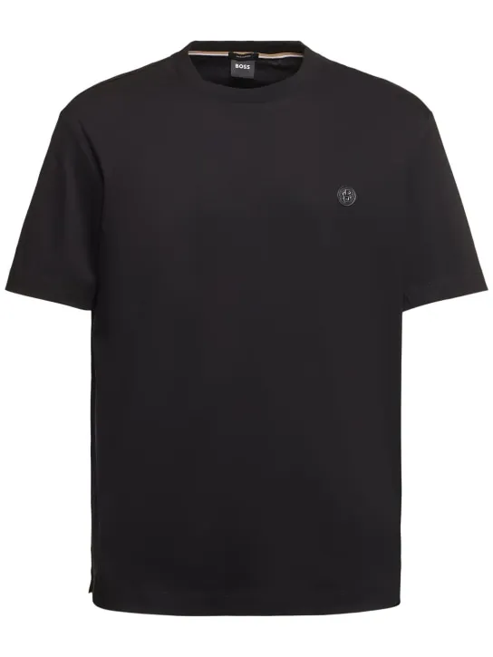 Boss   Taut cotton t-shirt 