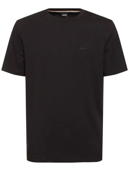 Boss   Thompson logo cotton jersey t-shirt 