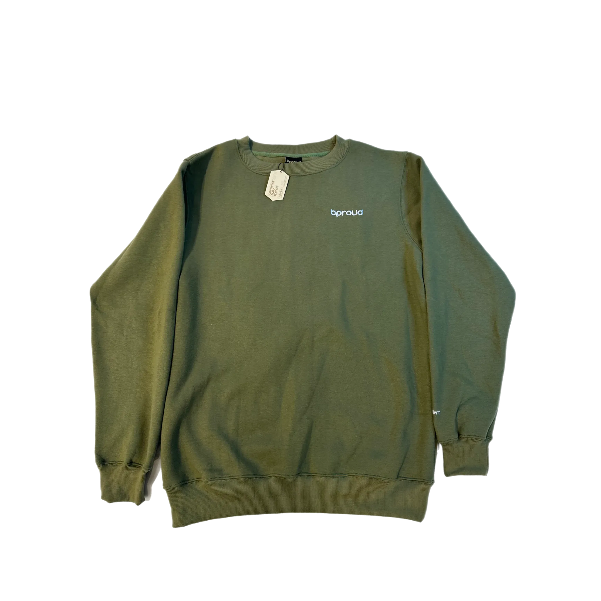 BProud - "Green Crewneck"
