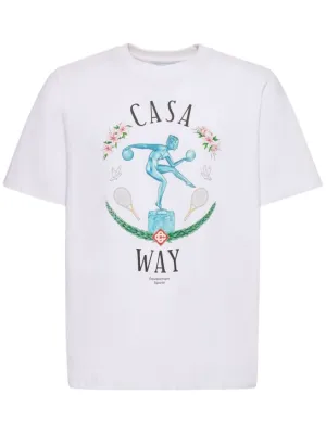 Casablanca   Statue en Marbre printed t-shirt 