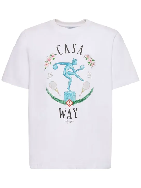 Casablanca   Statue en Marbre printed t-shirt 