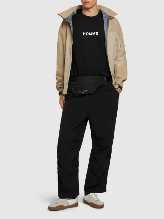 Comme des Garçons Homme   Printed logo cotton t-shirt 