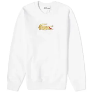 COMME des GARÇONS Shirt x Lacoste Men's Pullover Sweatshirt - White