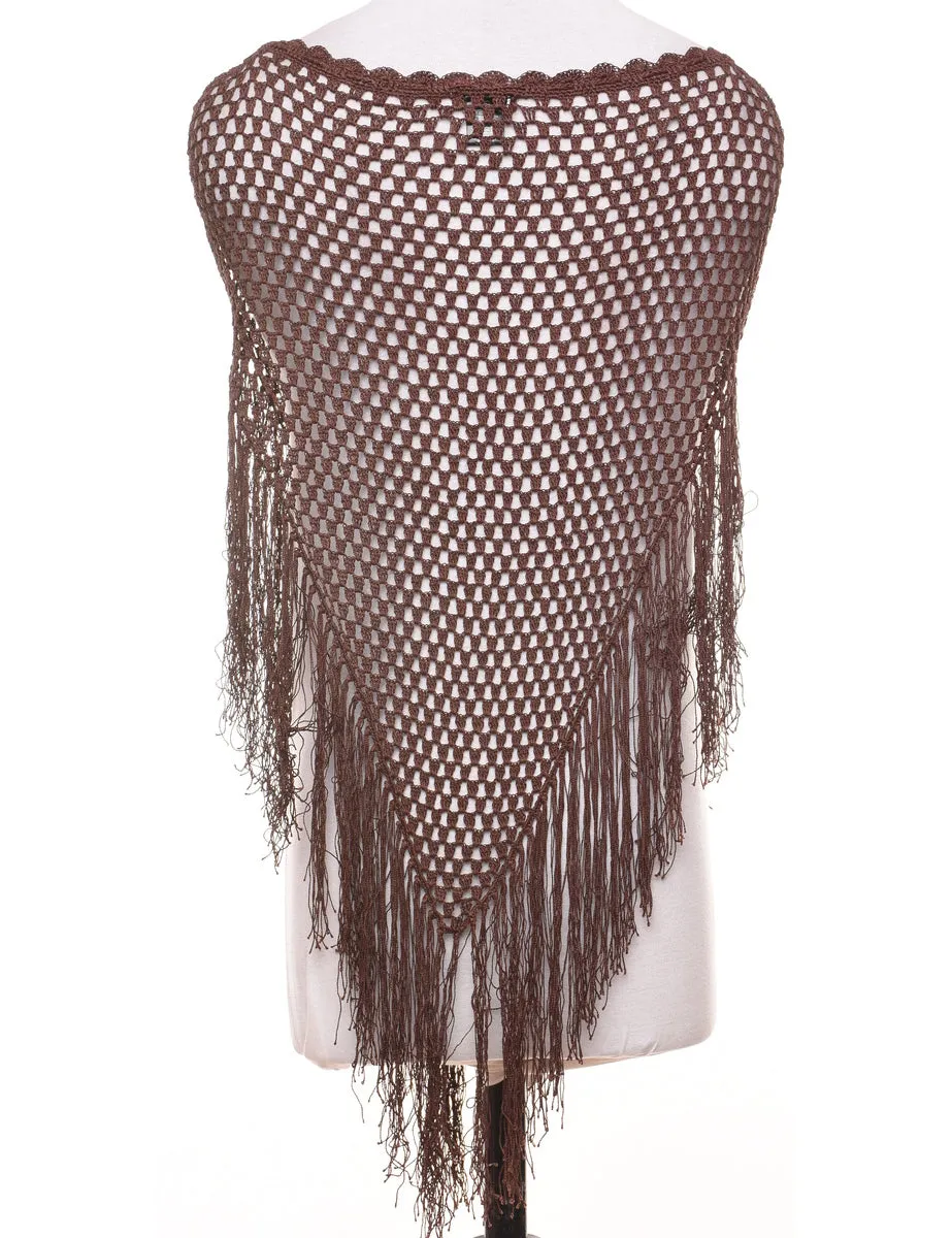 Crochet Summer Knit Crochet Jumper - M
