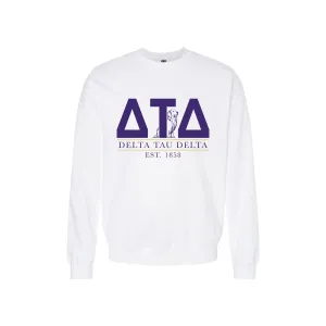 Delt Golden Letters Crewneck