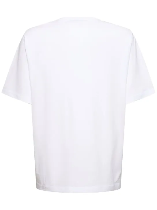 Dolce&amp;Gabbana   Cotton jersey tonal logo t-shirt 