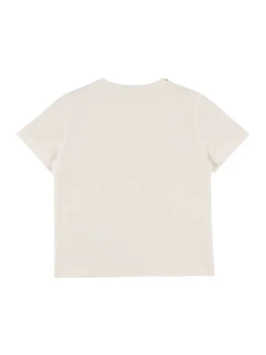 Dolce&amp;Gabbana   Embroidered cotton jersey t-shirt 