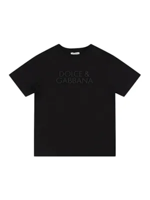 Dolce&amp;Gabbana   Logo cotton jersey t-shirt 