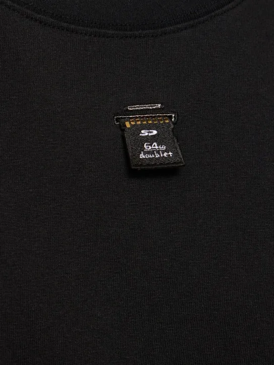 Doublet   SD card embroidery cotton t-shirt 