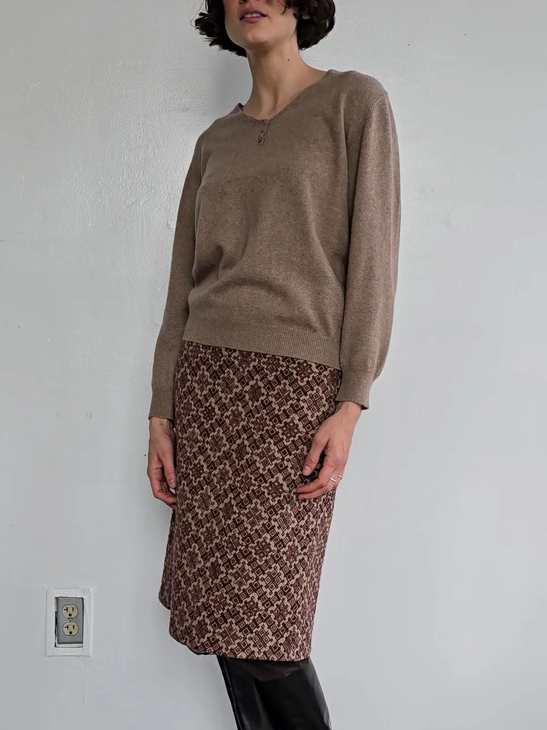 Dries van Noten Mod Patterned Skirt (M)