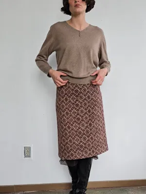 Dries van Noten Mod Patterned Skirt (M)