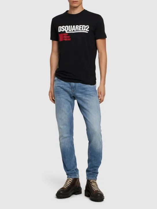 Dsquared2   Cotton jersey logo t-shirt 