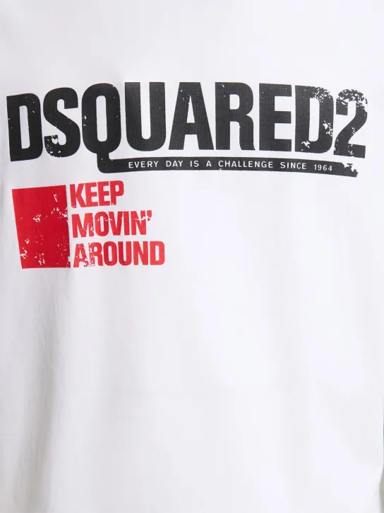 Dsquared2   Cotton jersey logo t-shirt 