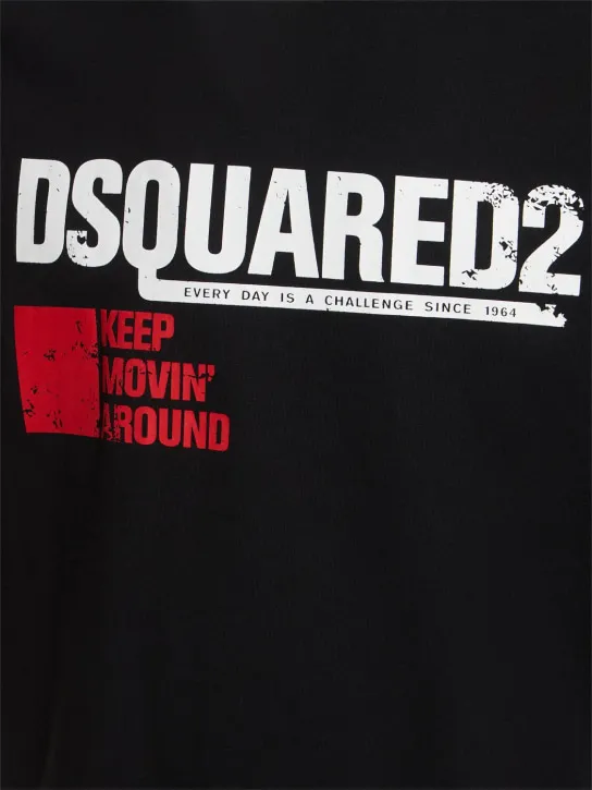 Dsquared2   Cotton jersey logo t-shirt 