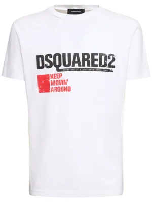 Dsquared2   Cotton jersey logo t-shirt 