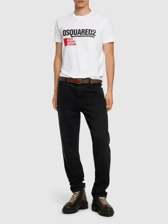 Dsquared2   Cotton jersey logo t-shirt 